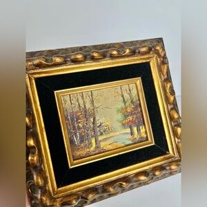 Genuine Vintage Oil Painting by Beaumont Taiwan Art